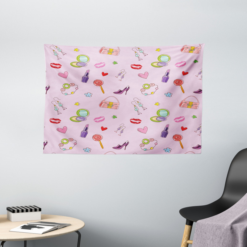 Flora Fashion Lollipop Wide Tapestry