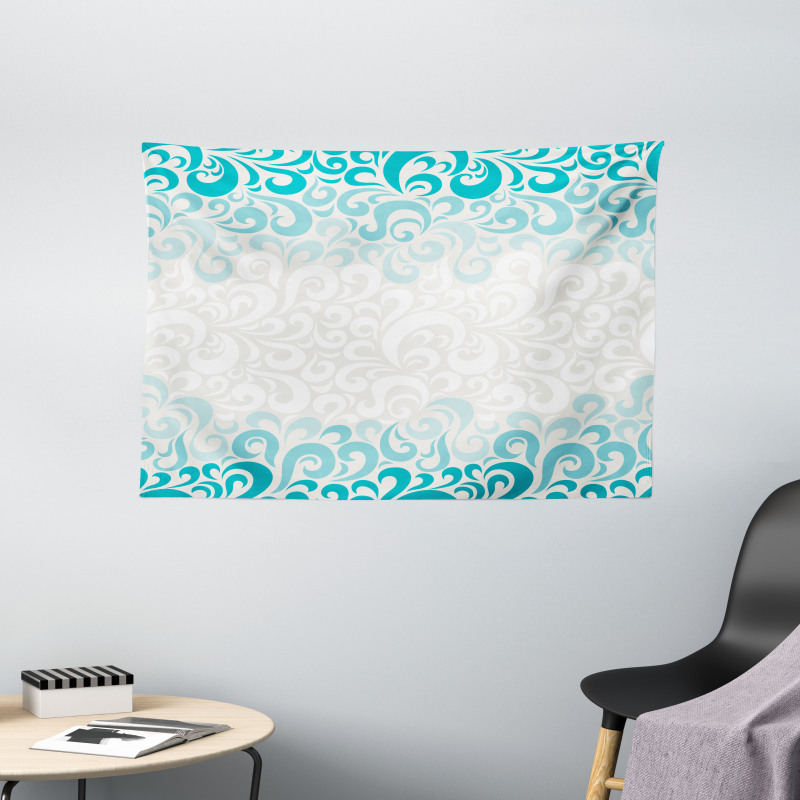 Floral Classic Design Wide Tapestry