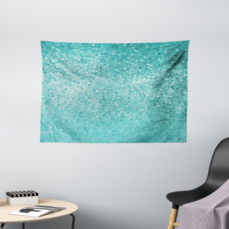 Polka Dot Pattern Wide Tapestry