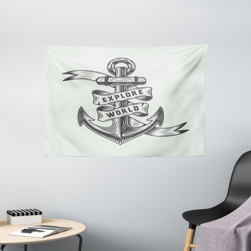 Adventurous Anchor Wide Tapestry