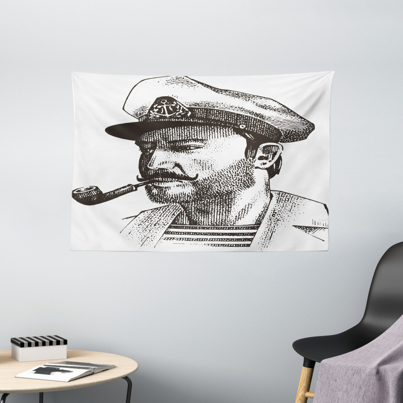 Maritime Boatswain Wide Tapestry