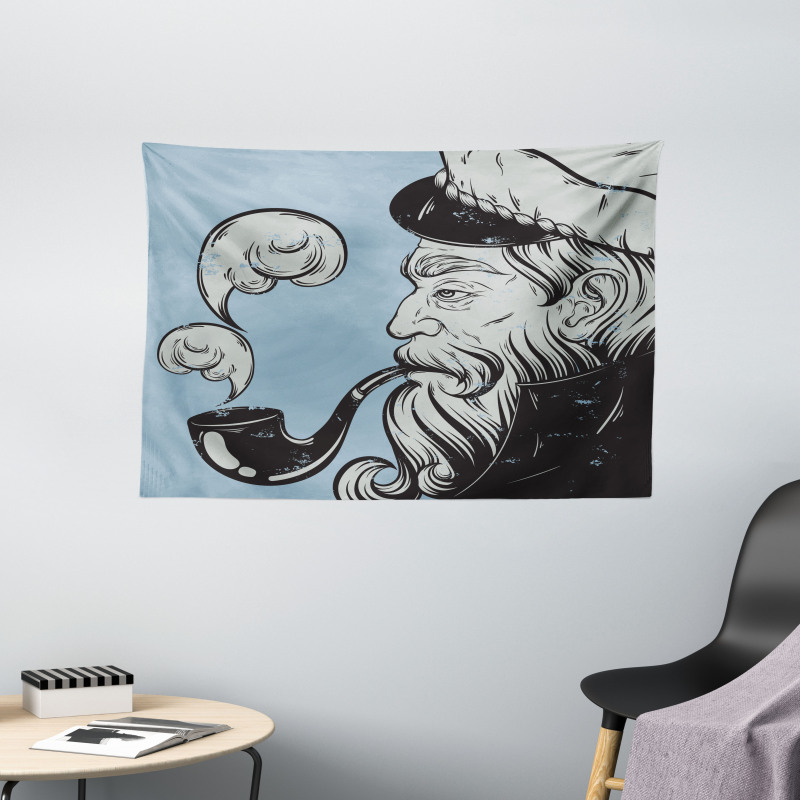 Old Seaman Pipe Wide Tapestry