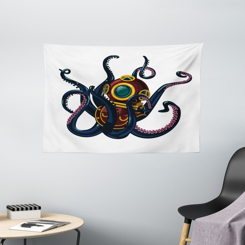 Octopus Tentacles Wide Tapestry