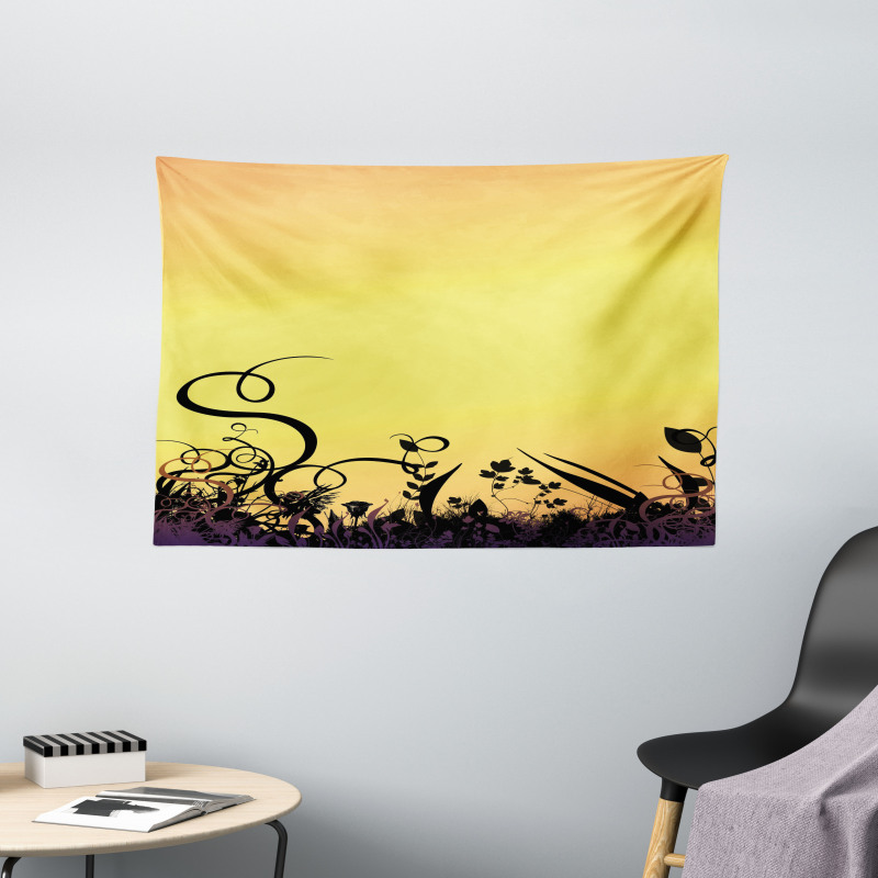 Ombre Sunset Botany Wide Tapestry