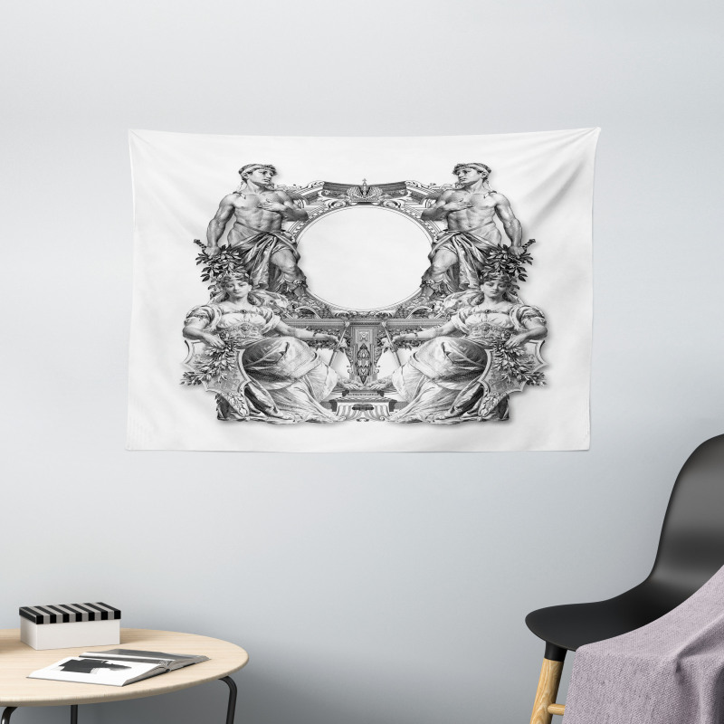 Baroque Crown Wide Tapestry