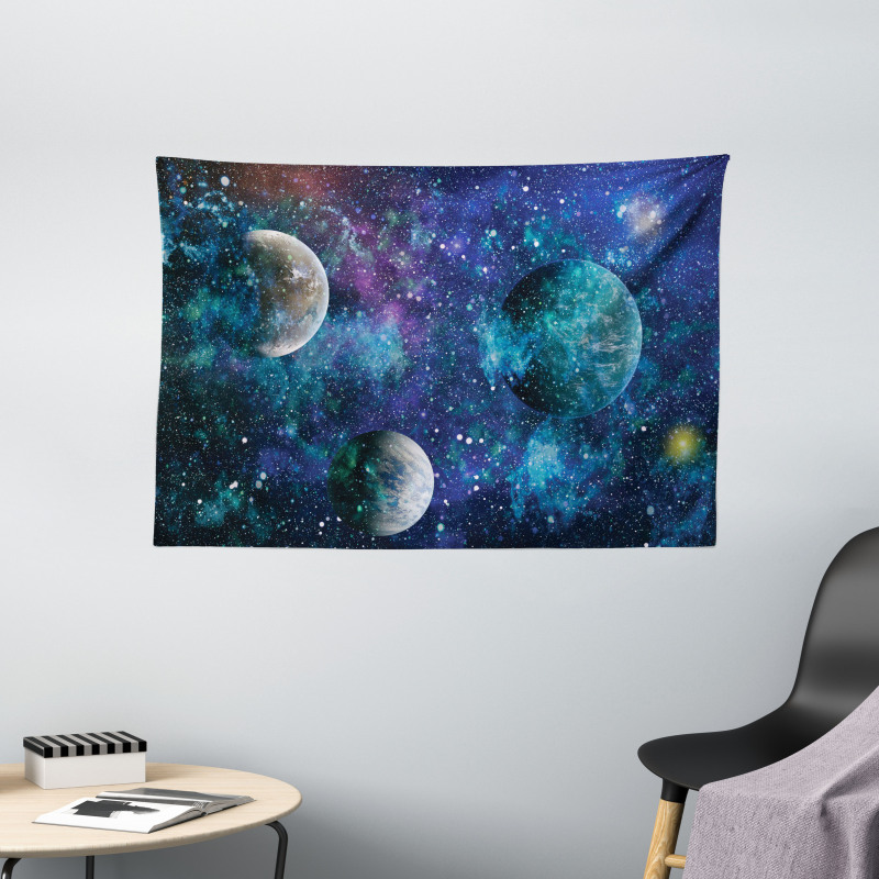 Universe Concept Wide Tapestry