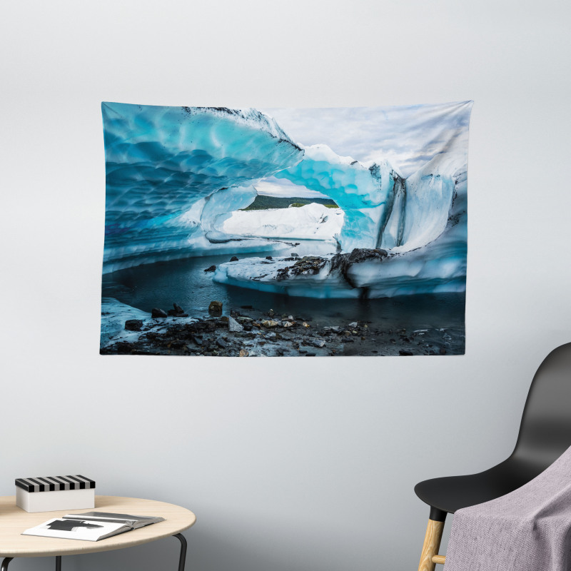 Matanuska Glacier River Wide Tapestry