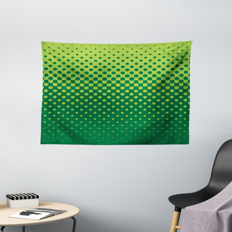 Vertical Halftone Wide Tapestry