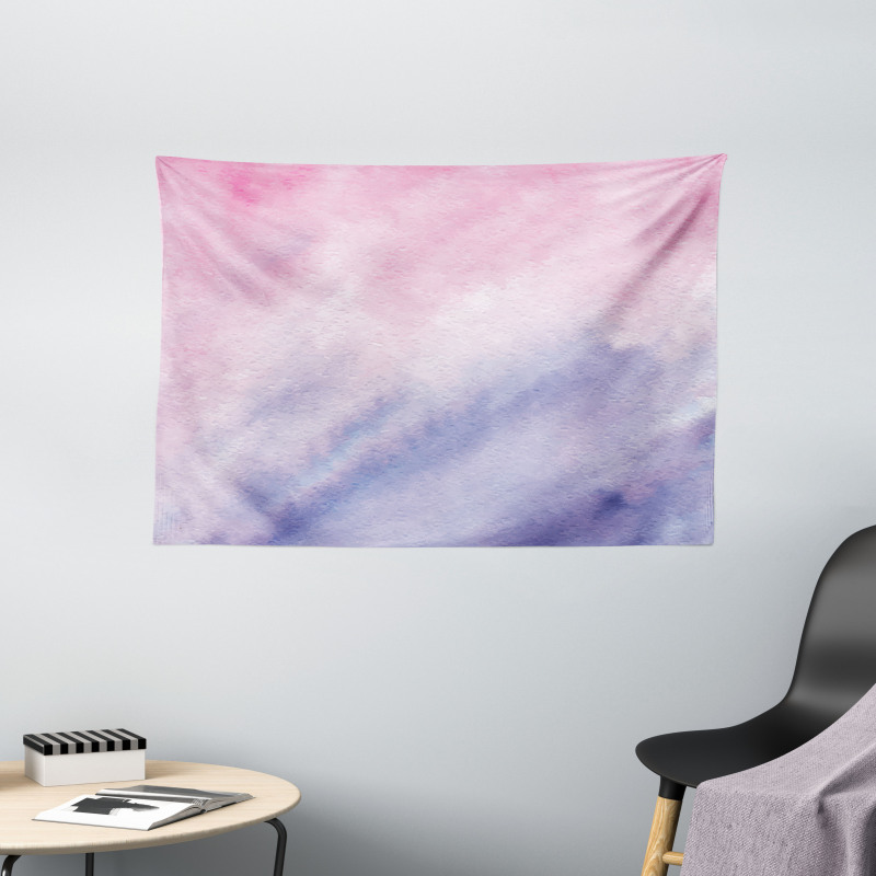Dreamy Color Changes Wide Tapestry