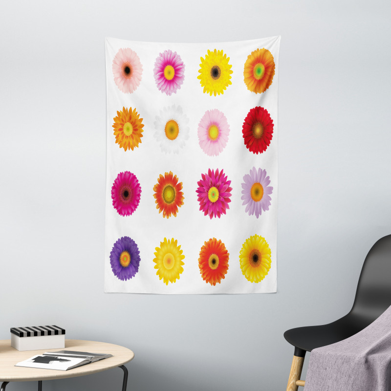 Colorful Petals Love Tapestry