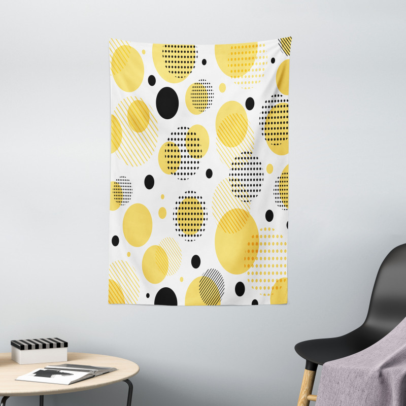 Streaks Spots Art Tapestry