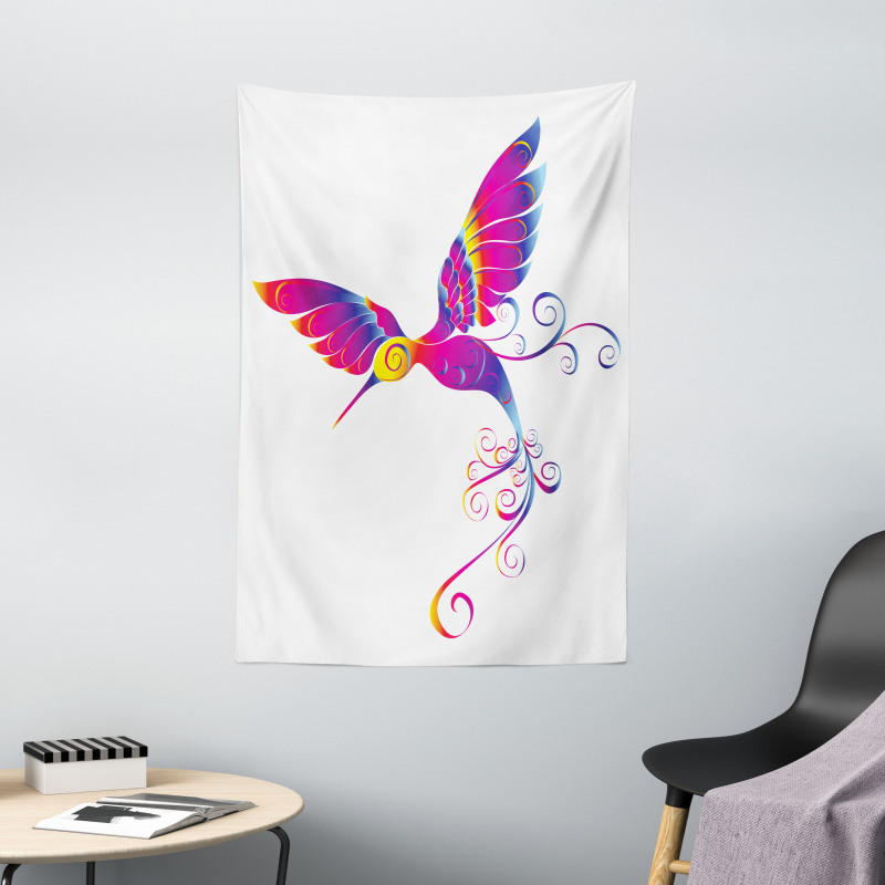 Feather Hummingbird Tapestry