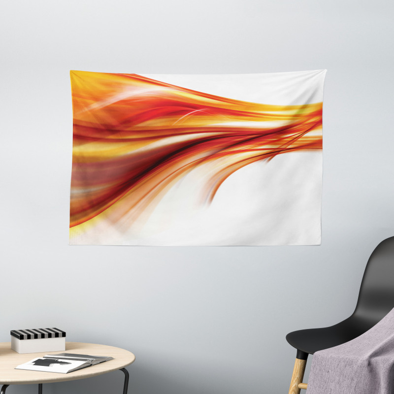 Blurred Smock Art Rays Wide Tapestry