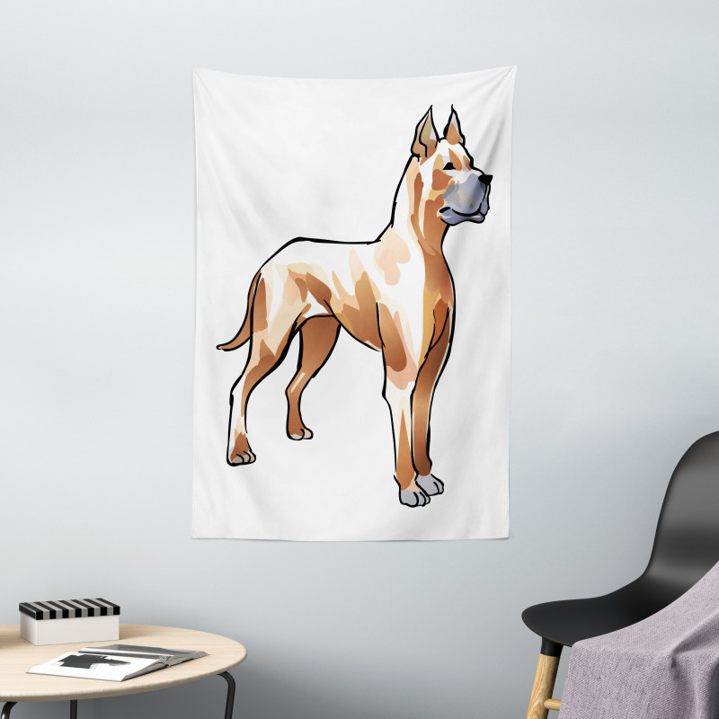 German Mastiff Dog Tapestry