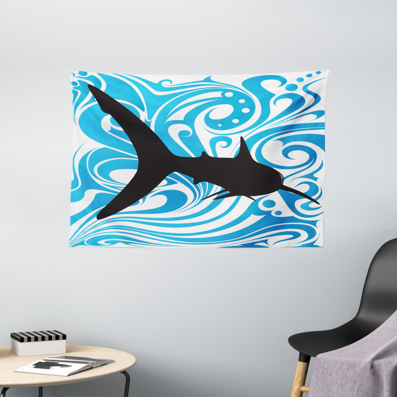 Swirling Waves and a Big Fish Wide Tapestry