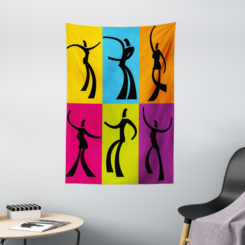 Dancers Colors Tapestry