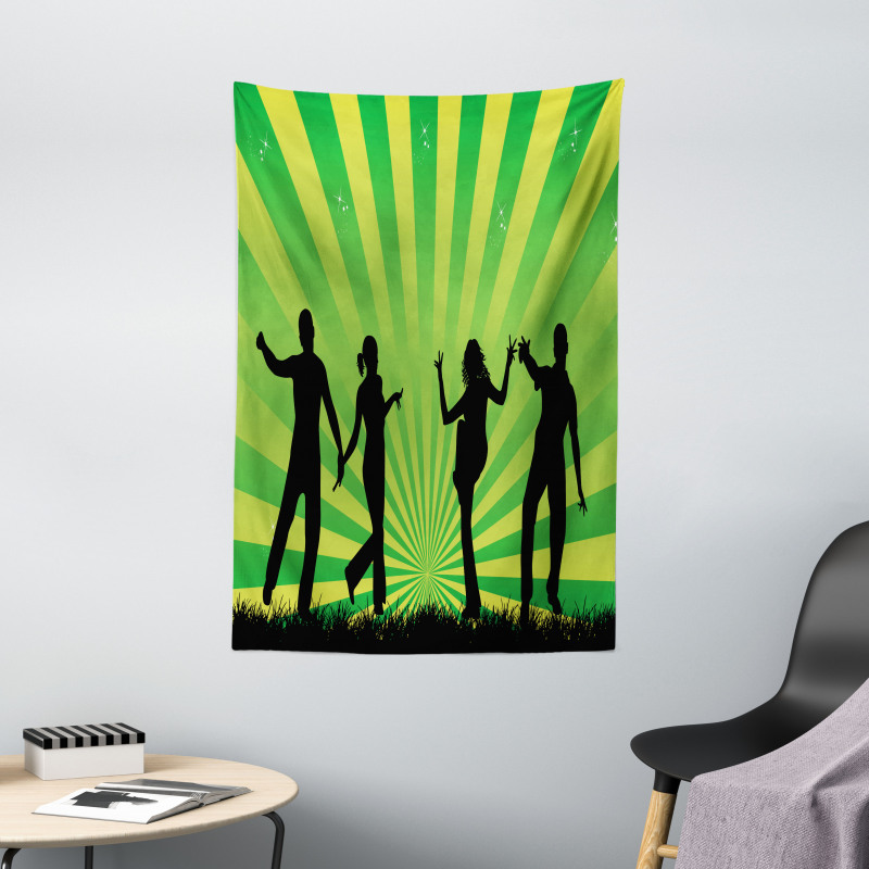 Dancing Youth Shade Art Tapestry