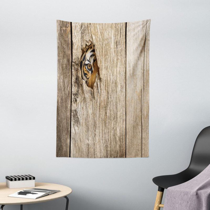 Siberian Wild Tiger Eye Tapestry