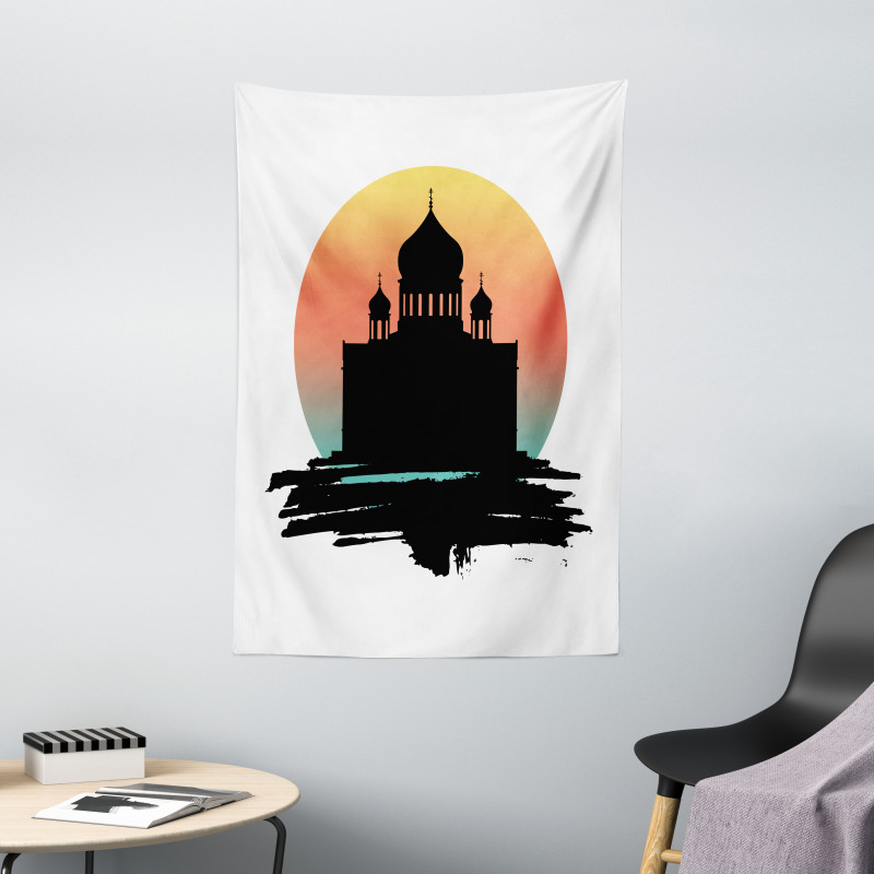 Slavic Architecture Art Tapestry