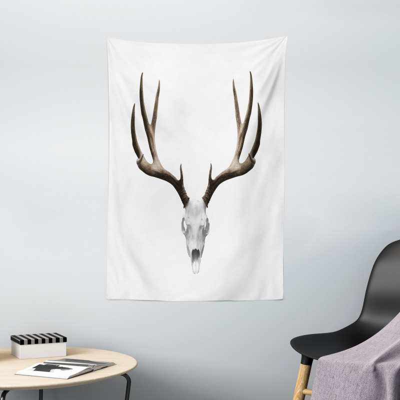 Deer Skull Skeleton Tapestry