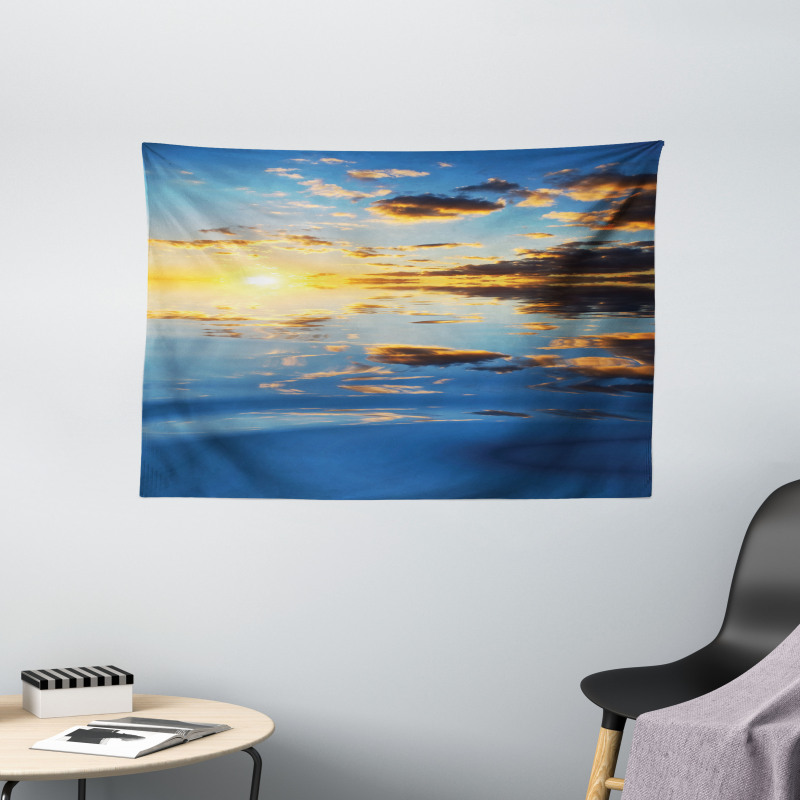 Tropical Vivid Scenery Wide Tapestry