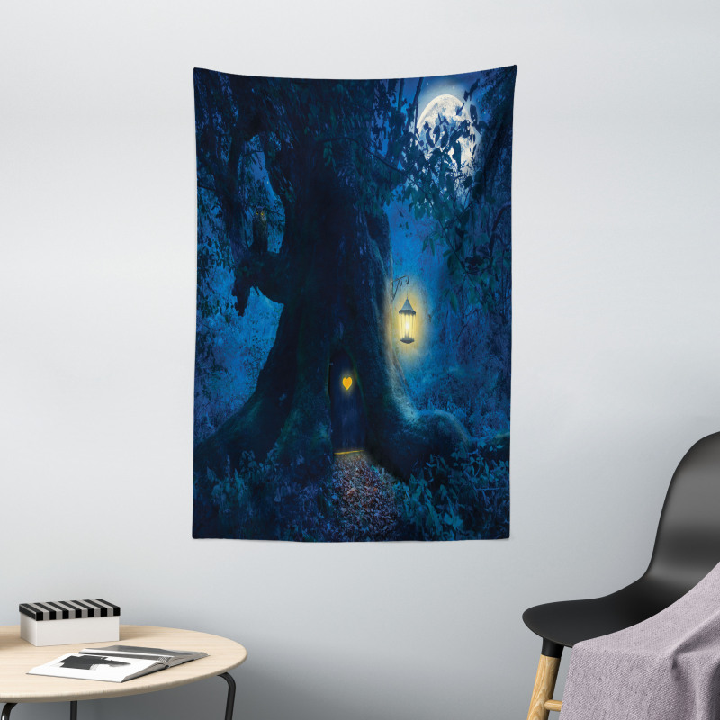 Tree in Woods Tapestry