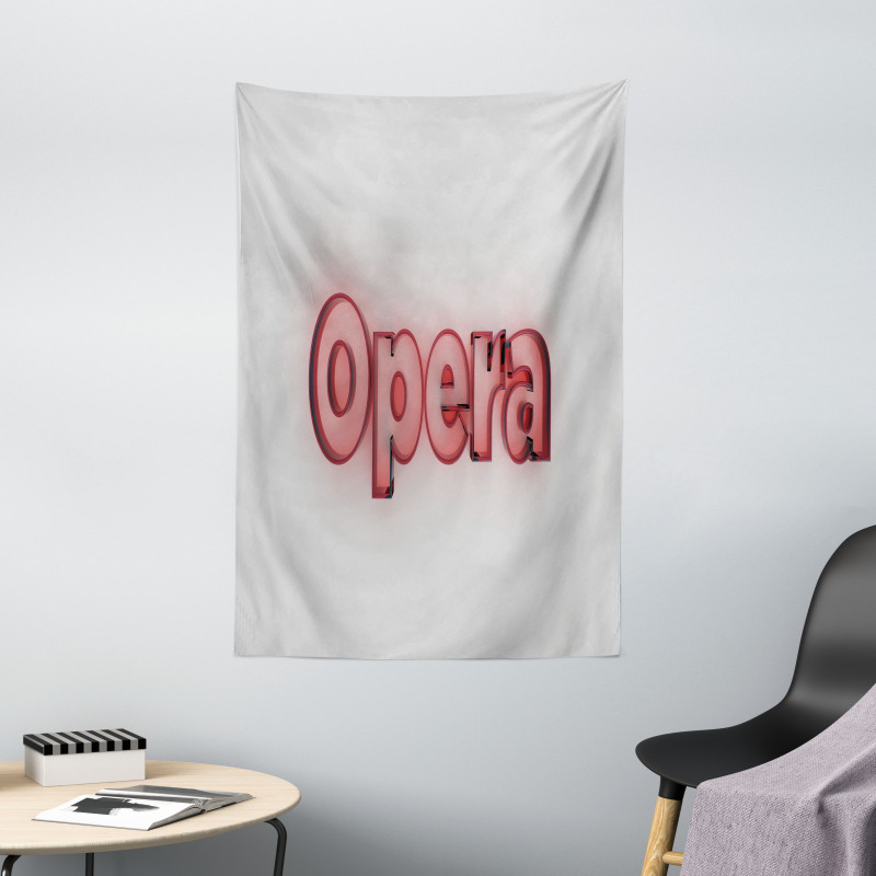 Computer Graphic Typography Tapestry