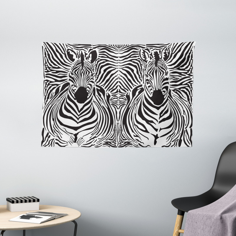 Safari Zebra Stripe Wide Tapestry