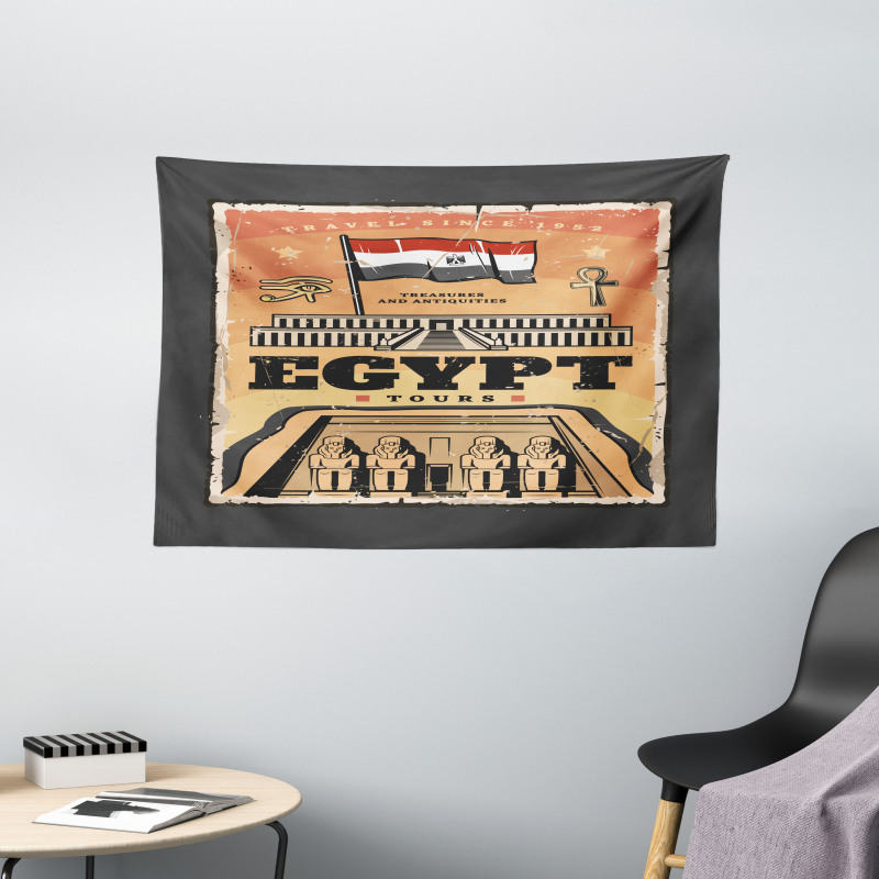 Exotic Tour Flag Wide Tapestry