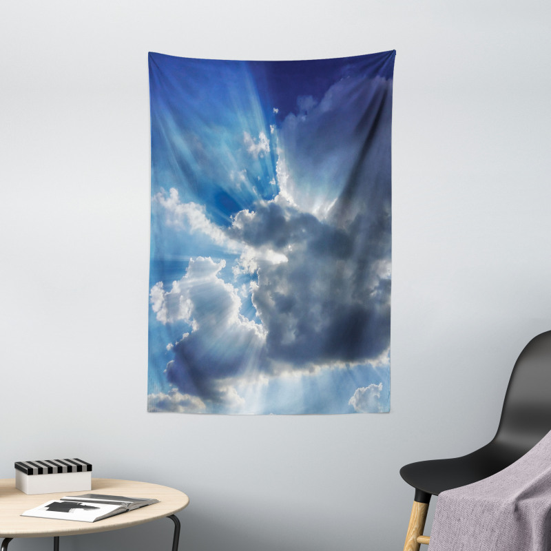 Sunbeams from Clouds Tapestry