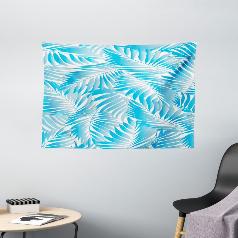 Exotic Miami Palms Wide Tapestry