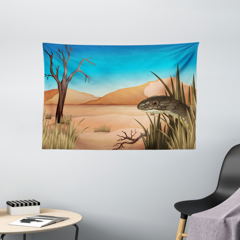 Desert Tropical Nature Wide Tapestry