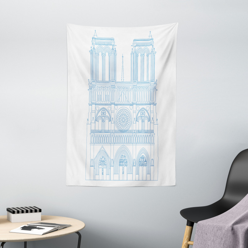 Linear Outline Tapestry