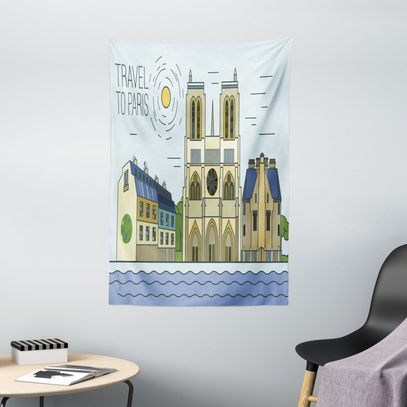 Postcard Image Tapestry