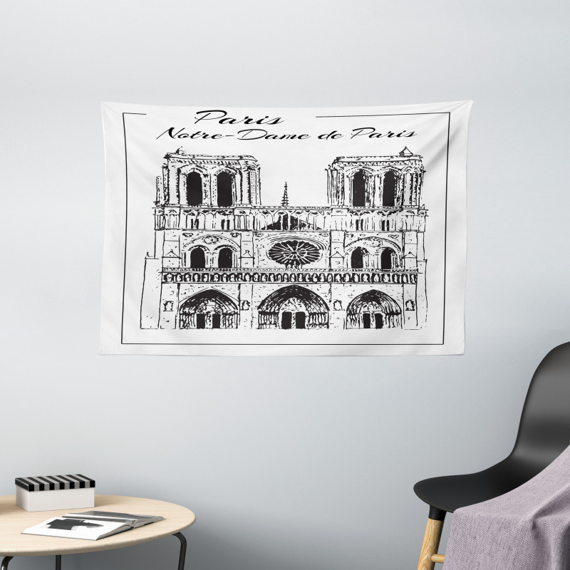 Sketch Wide Tapestry