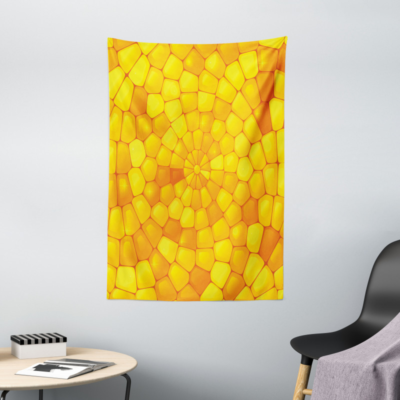 Abstract Corn Pattern Tapestry