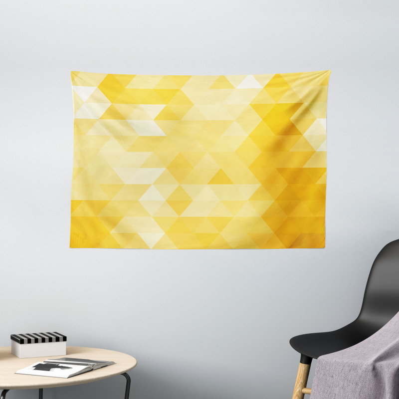 Geometric Triangle Wide Tapestry