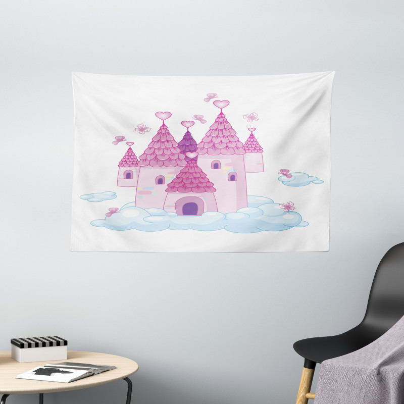 Magic Tale Fantasy Princess Wide Tapestry