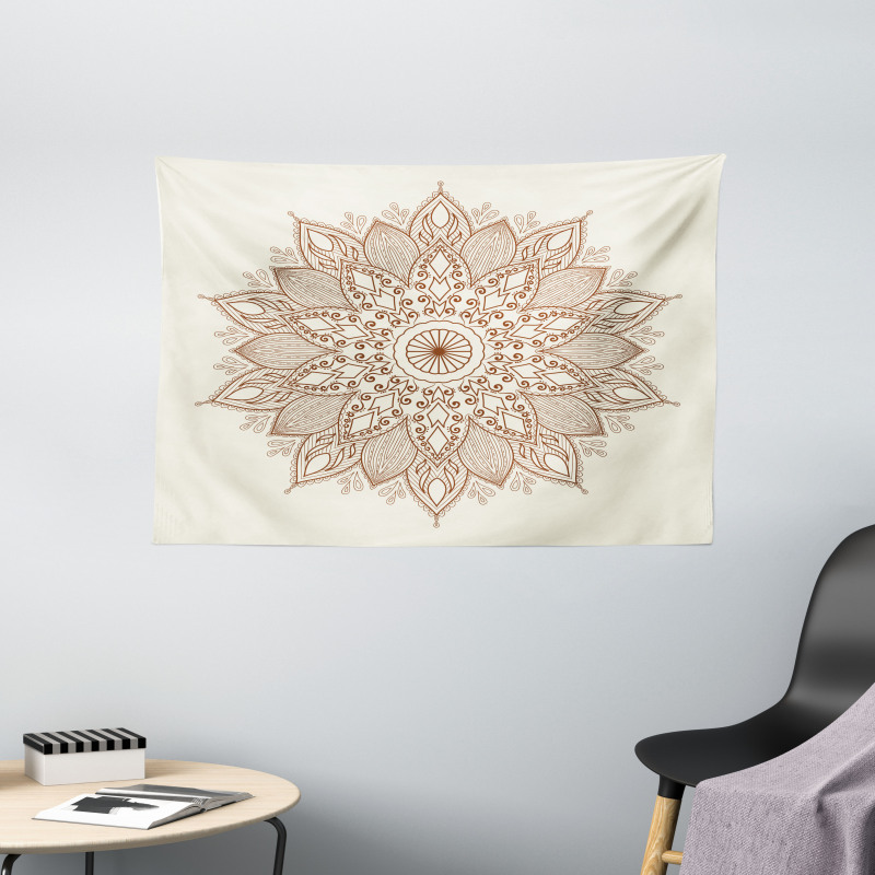 Flower Lace Wide Tapestry
