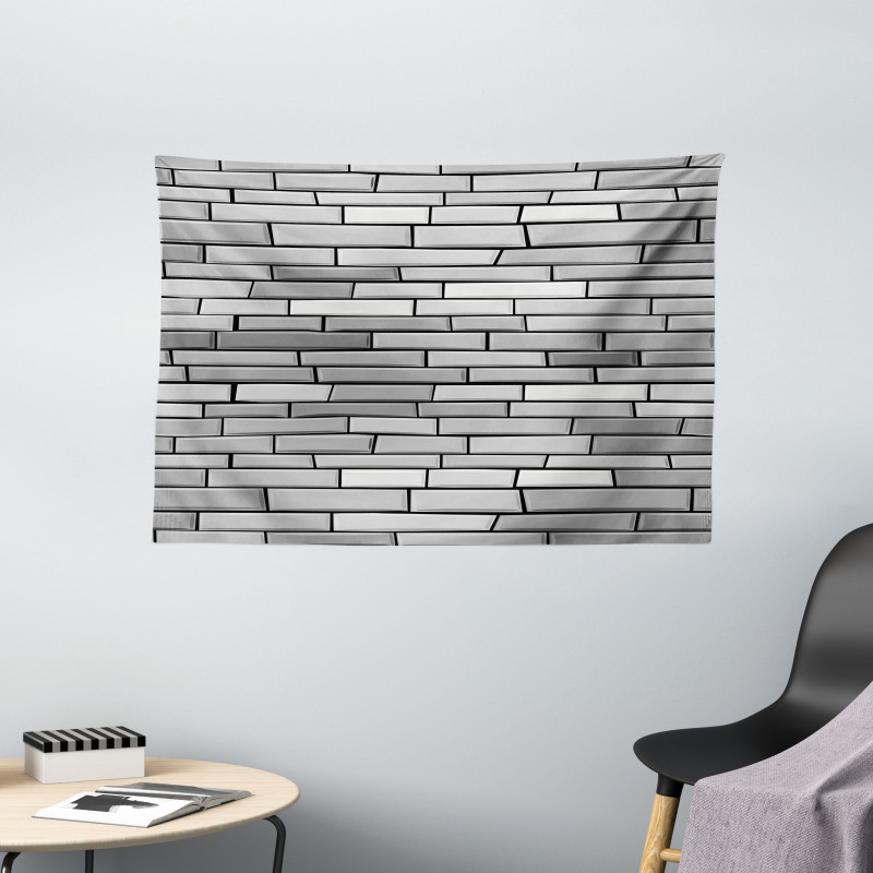 Brick Wall English Style Wide Tapestry