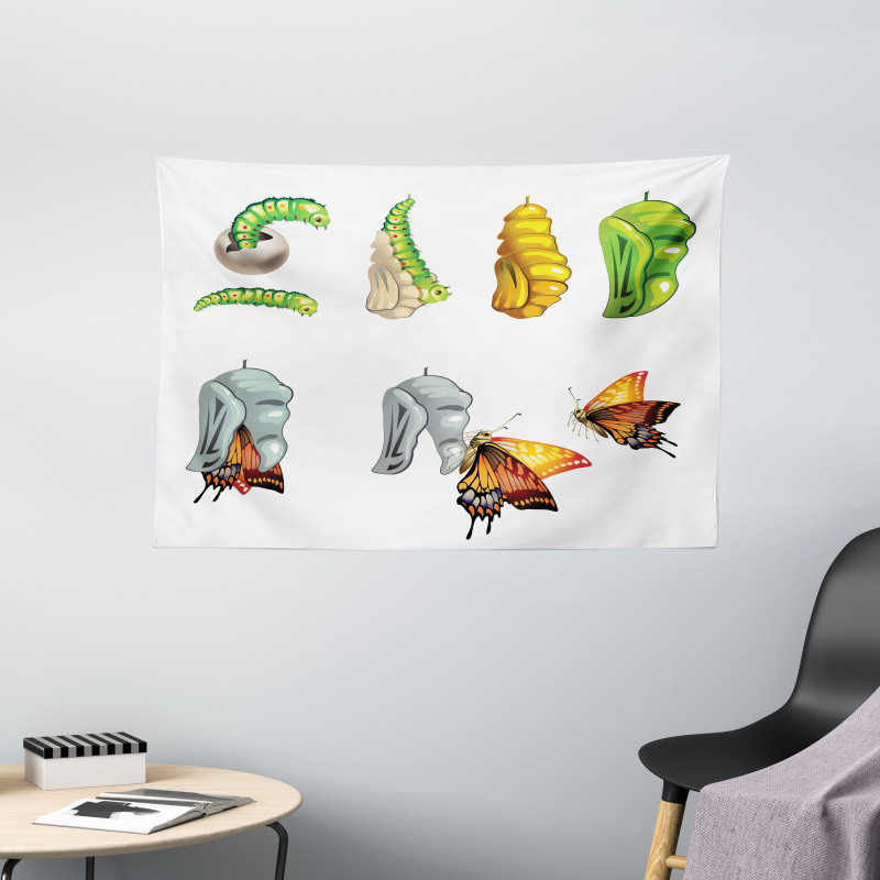 Cocoon Nature Cycle Wide Tapestry