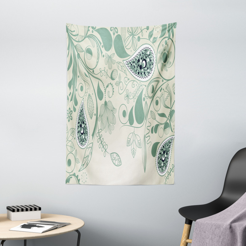 Floral Vintage Patterns Tapestry