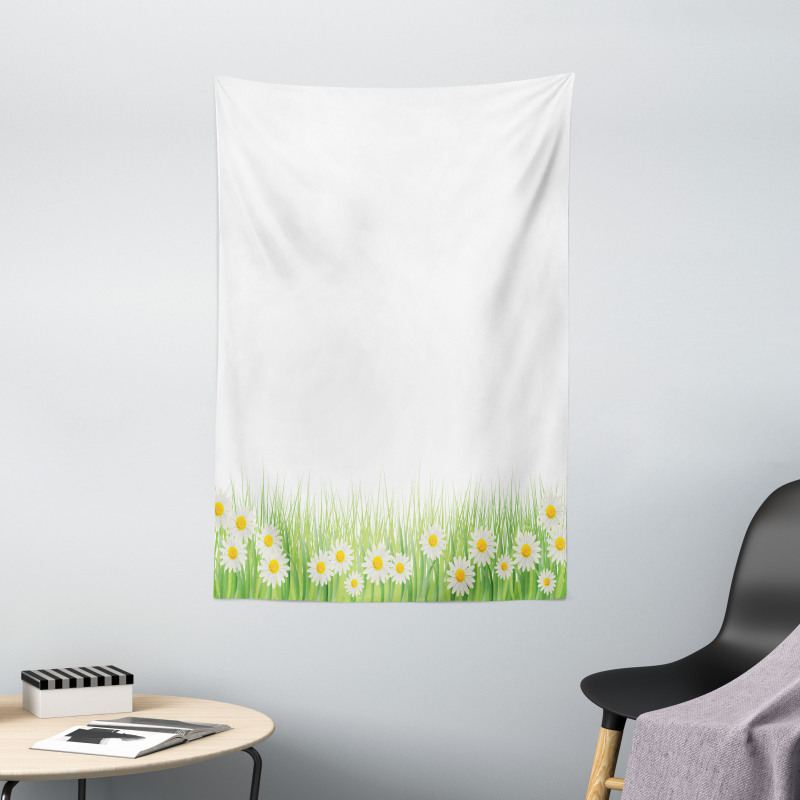 Daisies in the Grass Tapestry