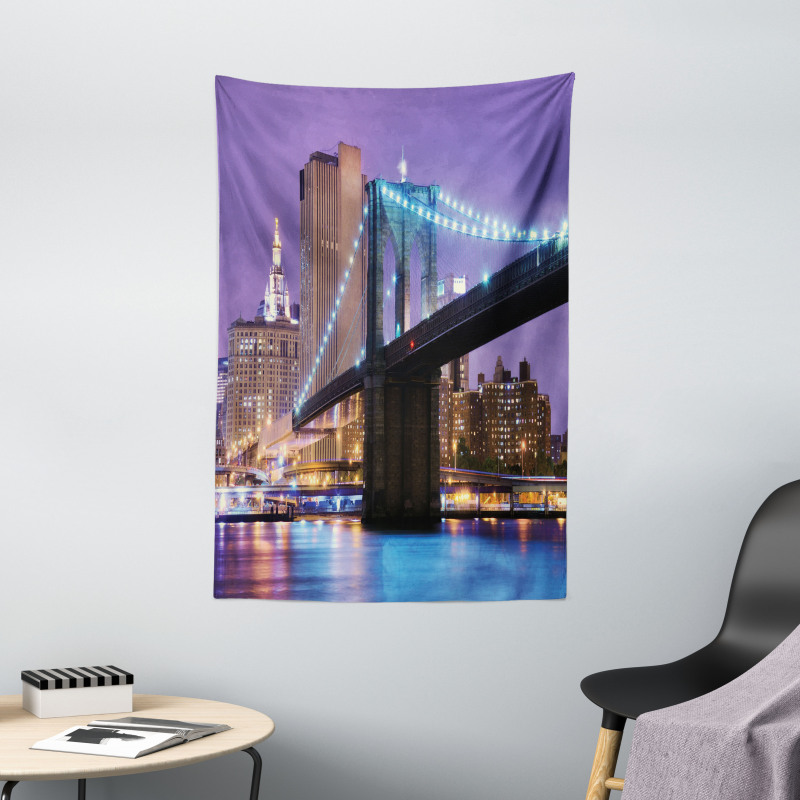 Bridge Towards Manhattan Tapestry