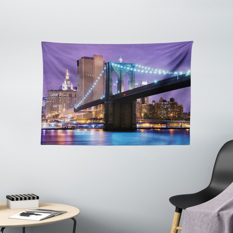 Bridge Towards Manhattan Wide Tapestry