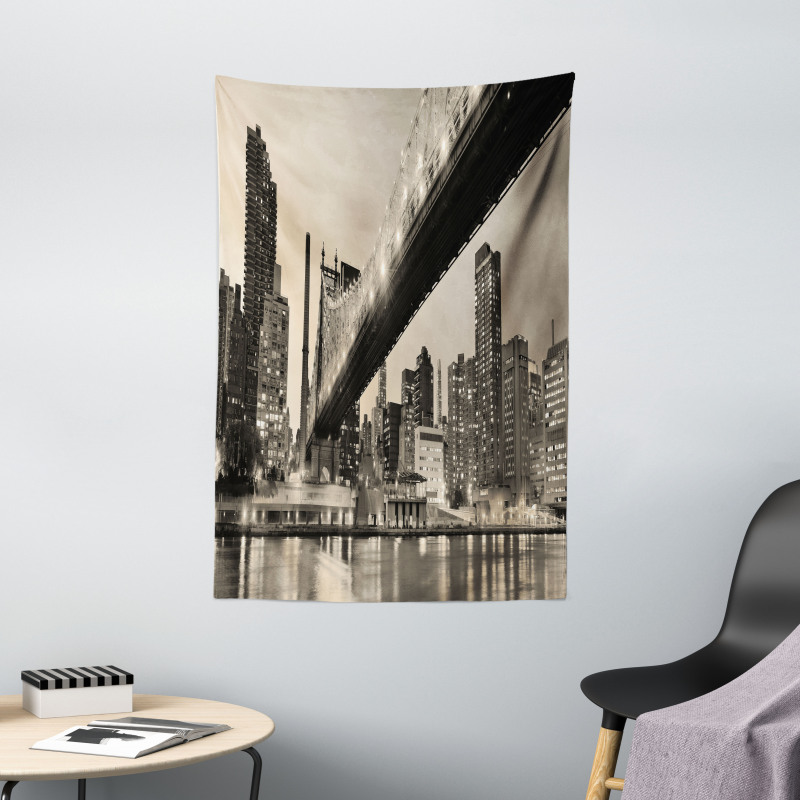 Vintage Queensboro Bridge Tapestry