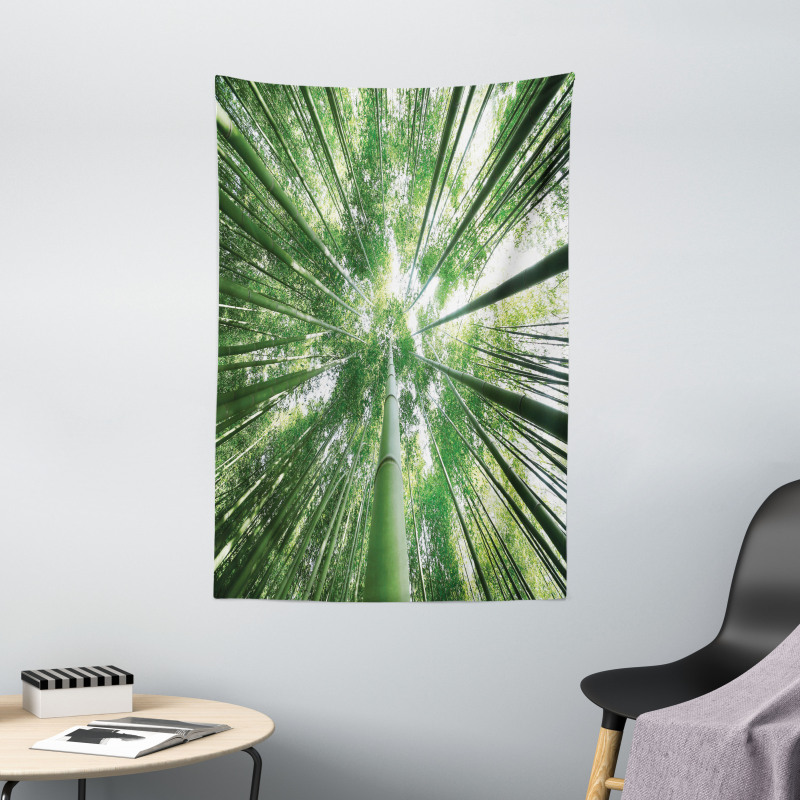 Tropic Rain Forest Bamboo Tapestry