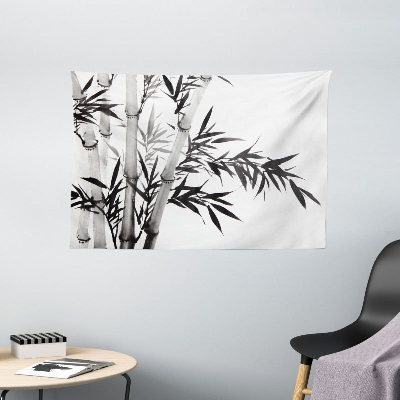 Chinese Calligraphy Wide Tapestry