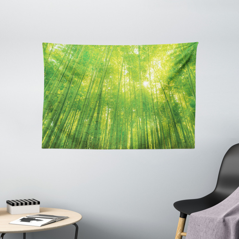 Exotic Wildlife Plants Wide Tapestry