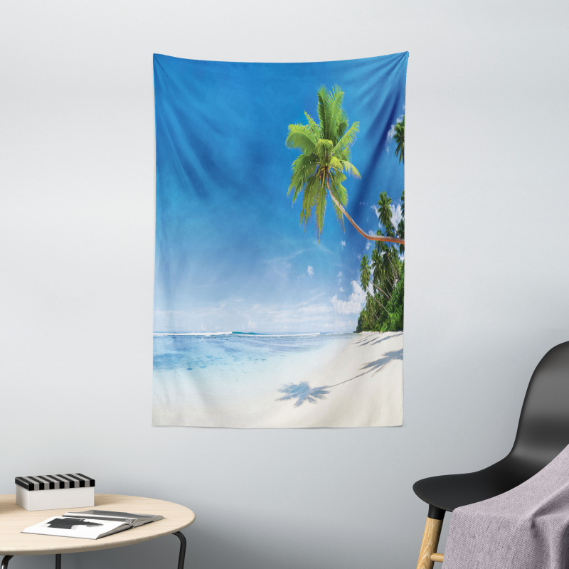 Ocean Summer Palms Tapestry